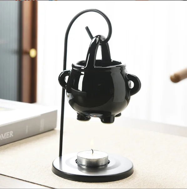 Cauldron tea light candle warmer