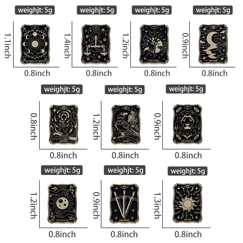 Jewellery accessories Tarot Pin