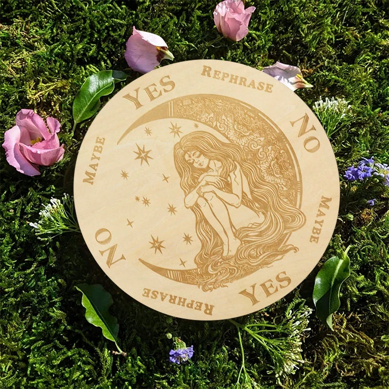 Wooden Pendulum Board for Divination