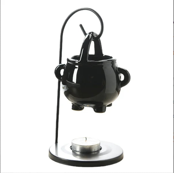 Cauldron tea light candle warmer