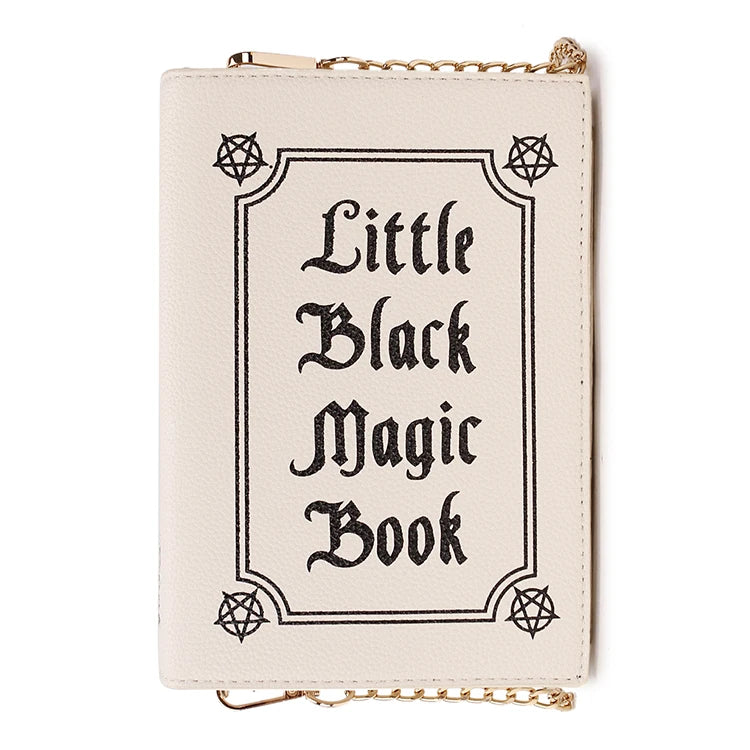 Magic Book Shape Clutch for Women Book of Spells