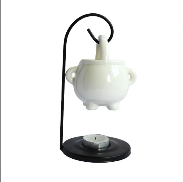 Cauldron tea light candle warmer