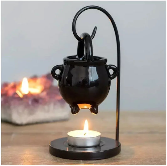 Cauldron tea light candle warmer